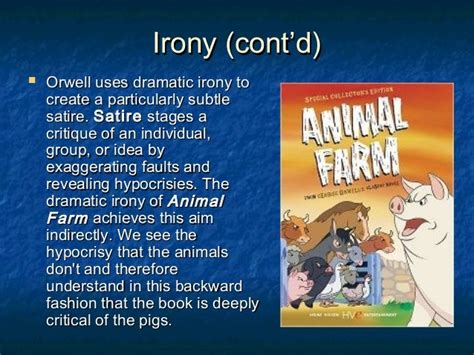 What Is Irony In Animal Farm